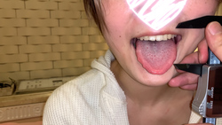 [Individual] shooting NG hairdresser tongue measurement! Miko