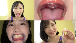 [口述]人氣模特笠木角奈的超稀有牙齒、嘴巴、喉嚨、唾液的觀察！ ！ ！