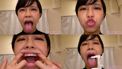 [舌头恋物癖 Bello 恋物癖] 仔细观察 Fuuka Nagano 的色情长舌头和嘴巴