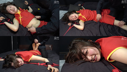 中园美奈（6）「以腰为弱点的中国少女被四肢束缚！仰卧时忍不住被挠痒痒！」若果实验室 Vol.16-⑥