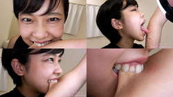 [Bite] A boyish beautiful girl, Fuka-chan&#39;s canine teeth pierce and mercilessly bite! Part 1 [Fuka Nagano]