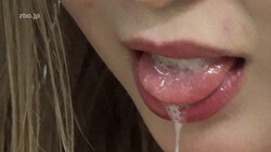 [Mouth / Lips / Tongue / Spit Fetish] &quot;What is a camera blowjob? 』\ Blow-loving blonde gal toothpaste / interdental brush / kiss