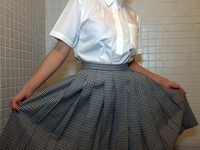 Clothing obsession (uniform pleated skirt 2: wet) video