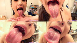 【舌フェチ唾フェチ】神納花(元：管野しずか)のエロ長い舌・唾・口の臭い堪能コース1