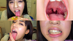 [Oral fetish] Rurika Ishihara&#39;s maniac oral observation and oral fetish play! [Swallowing]