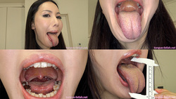 【舌フェチベロフェチ】有沢実紗のエロ長い舌と口内をじっくり観察