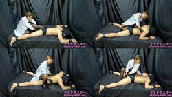 Queen Tickling Legend Haru Imaga is thoroughly tickled by lying face down! [Scene 2]