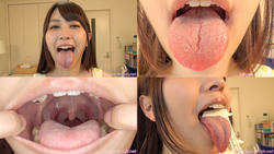 Yukine Sakuragi - Long Tongue and Mouth Showing