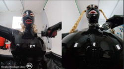 A subjective angle with a large amount of rubber coating with a 360 degree camera!