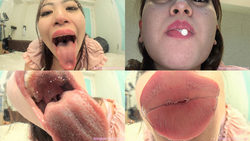 Ena Aisaki - Smell of Her Long Tongue and Spit Part 1