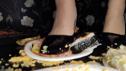 Food Crash VOL2 final chapter with Miku-chan&#39;s high heels