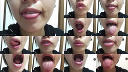 [拿起您的相機 de 視頻帖子 （特別版）] 嘿媽強美麗的姐姐"嘴唇、 口腔、 舌頭和牙齒"