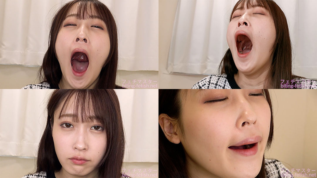Face collapse! Cute natural Mizuki-chan&#39;s yawning close-up! !