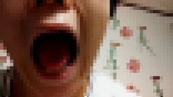 【閲覧注意・超マニア（ブス専）むけ口フェチ】光浦靖子似の『唇・口・舌・歯』のアップ