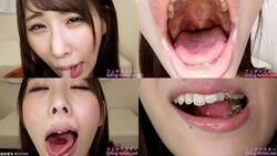 [Oral fetish] Mai Hoshikawa&#39;s maniac oral observation and oral fetish play! [Swallowing]