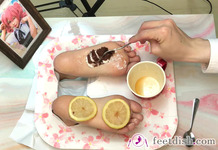 Feetdish 4: ういか足裏レモンティー / Uika Foot Lemon Tea / 惠香足控柠檬茶