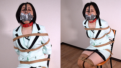 Pretty Japanese MILF Tamami Bound and Gagged First Time Part4