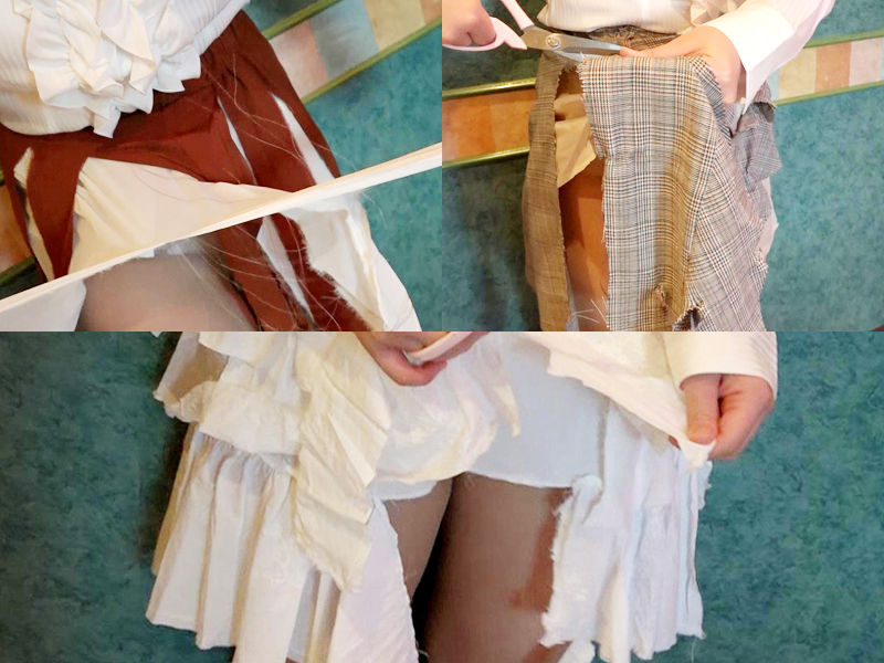 3 consecutive Ripping private skirt 1