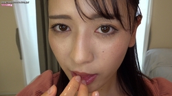 First half ① Completely subjective video of Yuri Sasahara! Show your tongue! Finger licking! Mouthpiece!