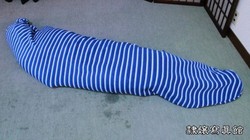Mummification for Japanese MILF Miki in Leotard and Pantyhose - Part 4