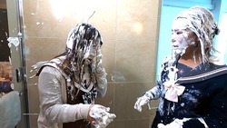 Y195 First pie throw-In the case of Kikirara-chan-